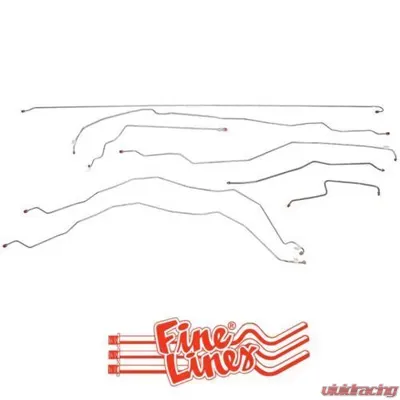 Fine Lines Complete Brake Line Kit For 01-07 GM 2500HD with Crew Cab Long Bed Complete Steel - CBK0126OM