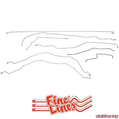 Fine Lines Complete Brake Line Kit For 01-07 Chevrolet / GMC 3500 Dually Crew Cab 97 Inch Bed Steel - CBK0137OM