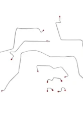 Fine Lines Complete Brake Line Kit For 94-97 Ram 1500 4WD AWABS Reg Cab Long Bed Stainless                                     - CBK0169SS - Image 2