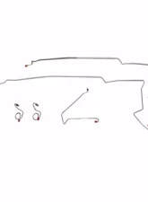 Fine Lines Complete Brake Line Kit For 84-86 Mustang SVO W/Subframe Connectors Complete Steel                                     - CBK0180OM - Image 2