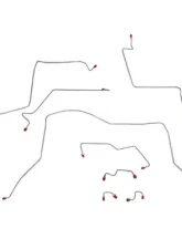 Fine Lines Complete Brake Line Kit For 02-05 Dodge Ram 1500 2WD AWABS Ext Cab / Short Bed Complete Stainless                                     - CBK0183SS - Image 2