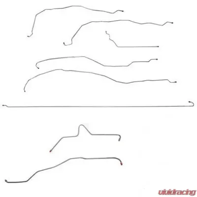 Fine Lines Complete Brake Line Kit For 01-05 GM 1500HD Truck Complete Steel - CBK0205OM