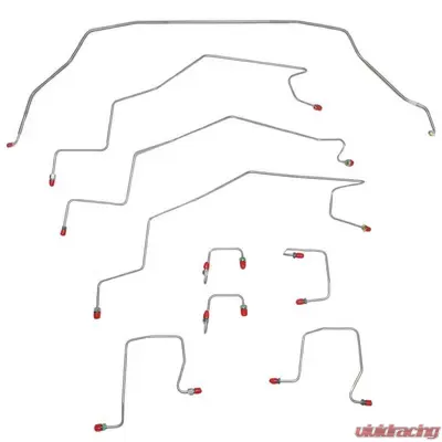Fine Lines Complete Brake Line Kit For 98-01 Dodge Ram 1500 4WD RWABS Quad Cab/ Short Bed Complete Steel - CBK0206OM