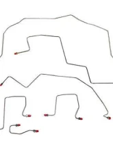 Fine Lines Complete Brake Line Kit For 98-01 Ram 2500 Manual 4WD Rear ABS Regular Cab with Long Bed Complete Steel                                     - CBK0220OM - Image 2