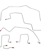 Fine Lines Complete Brake Line Kit For 95-97 Ram 2500 Auto 4WD Reg w/ Long AWABS Complete Stainless                                     - CBK0226SS - Image 2