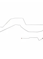 Fine Lines Complete Brake Line Kit For 97-99 Malibu Oldsmobile Alero With ABS Complete brake line kit. Stainless                                     - CBK0229SS - Image 2
