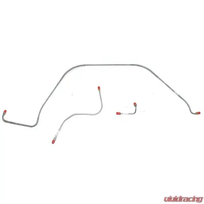 Fine Lines Front Brake Line Kit For 49-51 Ford Full Size Set Stainless - GKT4901SS