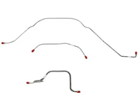 Fine Lines Front Brake Line Kit For 61-62 Ford Galaxie Standard Brakes 3 Piece Set Steel