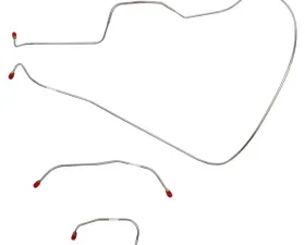 Fine Lines Front Brake Line Kit For 61-62 Ford Galaxie Hi-Performance 3 Piece Set Stainless