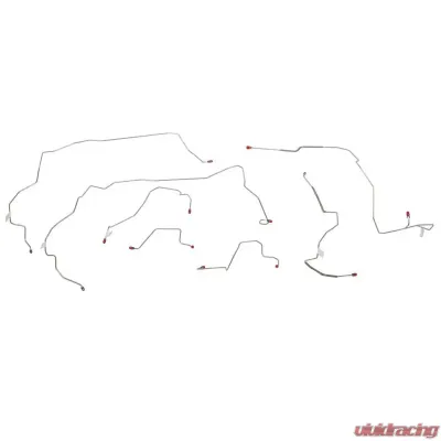 Fine Lines Front Brake Line Kit For 94-95 Accord AWABS Stainless - HKT9401SS