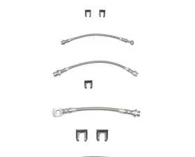 Fine Lines Brake Hose Kit For 93-97 GM F-Body non Traction Control Kit 5pcs Braided Stainless