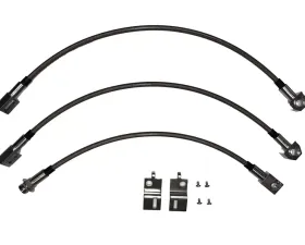 Fine Lines Brake Hose Kit For 73-74 Mopar B-Body Kit Braided Stainless