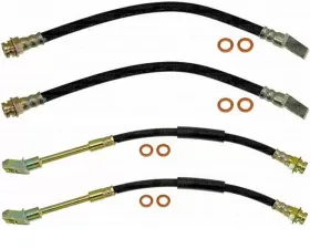 Fine Lines Brake Hose Kit For 84-87 Corvette Complete Kit Rubber