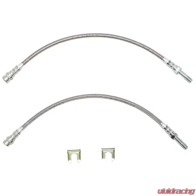 Fine Lines Brake Hose For 99 Cougar Front Set Stainless - HSP0036SS