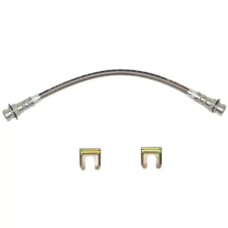 Fine Lines Brake Hose For 72-76 Mopar A and B Body Rear Braided Stainless - HSP4984SS
