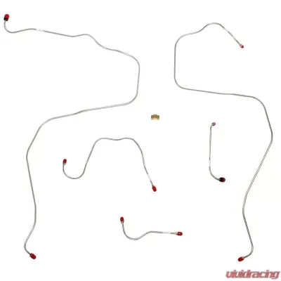 Fine Lines Front Brake Line Kit For 97-00 E-150/ E-250/ E-350 Club Wagon Stainless - IKT0001SS