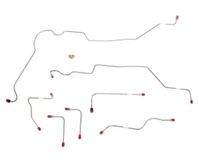 Fine Lines Front Brake Line Kit For 69 SC/Rambler Power Disc 7 Piece Set Steel