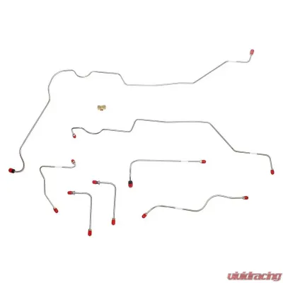 Fine Lines Front Brake Line Kit For 69 SC/Rambler Power Disc 7 Piece Set Steel - JKT6901OM