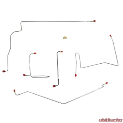 Fine Lines Front Brake Line Kit For 70 AMX/Javelin Power Drum 5 Piece Set Steel - JKT7003OM