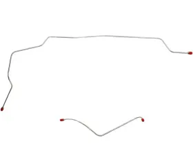 Fine Lines Front Brake Line Kit For 64-65 Ford Falcon Mercury Comet w/ Standard Brakes 2 Piece Set Stainless