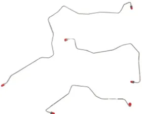 Fine Lines Front Brake Line Kit For 99 Mercury Cougar Steel