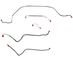 Fine Lines Front Brake Line Kit For 70 Chevrolet Monte Carlo Power Disc Front 5 Piece Brake Set Steel