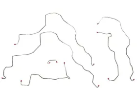 Fine Lines Front Brake Line Kit For 96-01 Lexus ES 300 AWABS 4WD Disc No Traction Control Steel