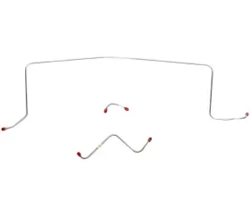 Fine Lines Front Brake Line Kit For 61 Pontiac Catalina Bonneville w/ Standard Brakes 3 Piece Set Steel