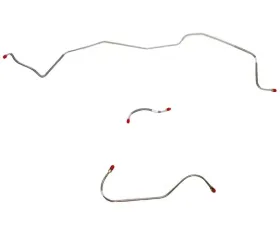 Fine Lines Front Brake Line Kit For 62-64 Mopar B-Body Except 426 Max Wedge Power Brakes Front 3 Line Kit Steel