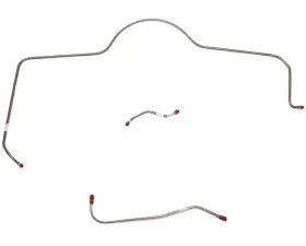 Fine Lines Front Brake Line Kit For 65 Mopar B-Body Standard Brakes 3 Set Steel