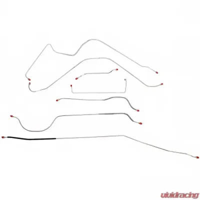 Fine Lines Brake Line Kit For 55 Ford Thunderbird Manual 7 Piece Steel - SCK5501OM