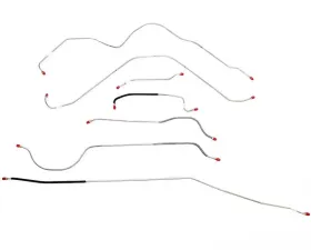 Fine Lines Brake Line Kit For 56 Ford Thunderbird Manual 7 Piece Steel