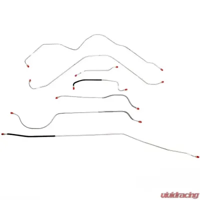 Fine Lines Brake Line Kit For 56 Ford Thunderbird Manual 7 Piece Steel - SCK5601OM
