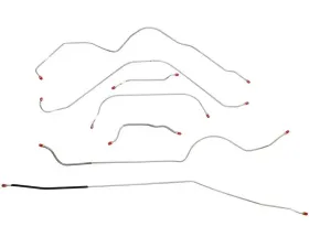 Fine Lines Brake Line Kit For 56 Ford Thunderbird Power 7 Piece Steel