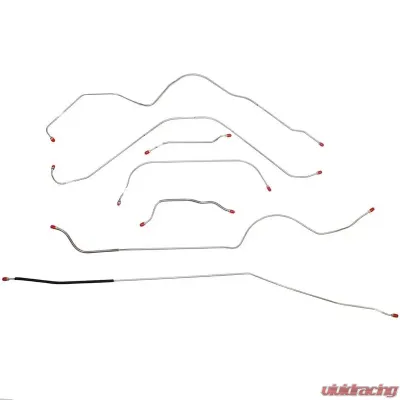 Fine Lines Brake Line Kit For 56 Ford Thunderbird Power 7 Piece Steel - SCK5602OM