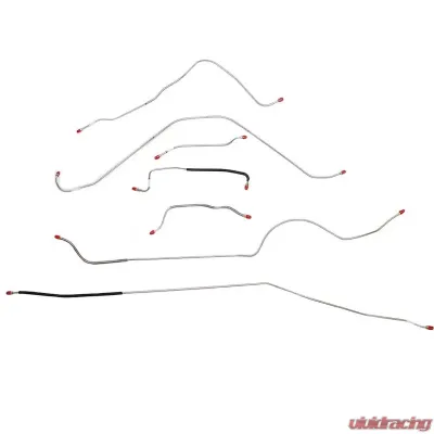 Fine Lines Brake Line Kit For 57 Ford Thunderbird Manual 7 Piece Steel - SCK5701OM