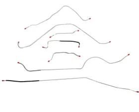 Fine Lines Brake Line Kit For 57 Ford Thunderbird Manual 7 Piece Stainless