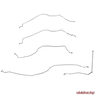 Fine Lines Front Brake Line Kit For 00-02 GM SUV 4WD or 2WD w/Torsion Bars Stainless - TKT0012SS