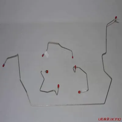 Fine Lines Front Brake Line Kit For 01-03 F-150 04 Heritage 4WD AW Disc AWABS Made After 12/13/01 Steel - TKT0142OM