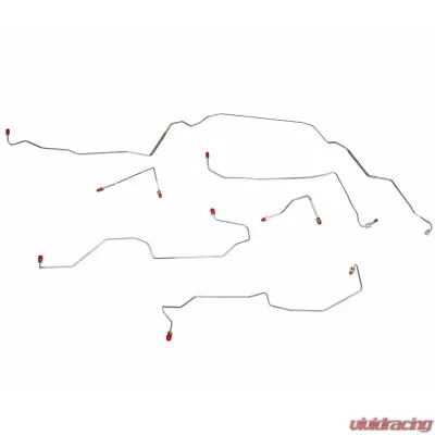 Fine Lines Front Brake Line Kit For 02-04 Explorer/Mountaineer No Traction Control Steel - TKT0241OM