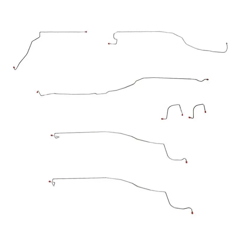 Fine Lines Front Brake Line Kit For 03-04 GM 1500 Truck Complete Front Line Kit Stainless - TKT0304SS