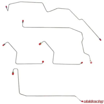 Fine Lines Front Brake Line Kit For 05-08 F-150 2WD Built After 11/28/2004 Steel - TKT0442OM