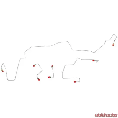 Fine Lines Front Brake Line Kit For 05-09 Chevrolet Equinox 4WD AWABS Steel - TKT0501OM