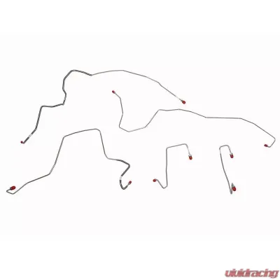 Fine Lines Front Brake Line Kit For 05-07 F-250/F-350 Super Duty 4WD Set Steel - TKT0541OM