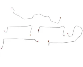 Fine Lines Front Brake Line Kit For 06-08 Chevrolet HHR Disc/Drum AWABS Except SS Model Steel