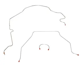 Fine Lines Front Brake Line Kit For 51-55 GM Series I 1/2 Ton Truck Stainless Steel