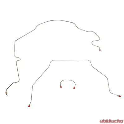 Fine Lines Front Brake Line Kit For 51-55 GM Series I 1/2 Ton Truck Stainless Steel - TKT5101SS