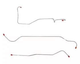 Fine Lines Front Brake Line Kit For 52 Chevrolet/GMC 3/4 Ton Truck Front 3 Piece Brake Set Stainless