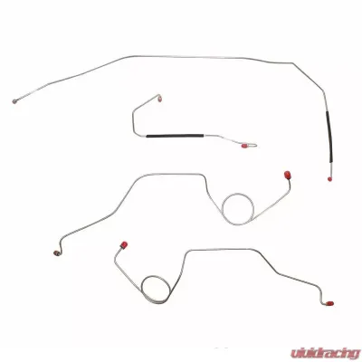 Fine Lines Front Brake Line Kit For 67-70 Chevrolet Power Disc Conversion Set Steel - TKT6712OM