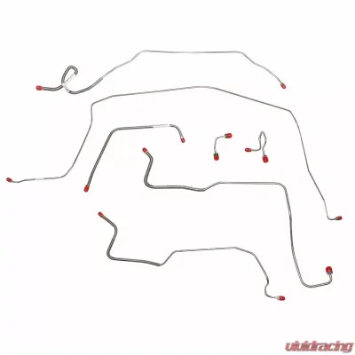 Fine Lines Front Brake Line Kit For 71-72 Chevrolet C10/GMC C1500 2WD Standard Brakes 7 Piece Set Steel - TKT7101OM